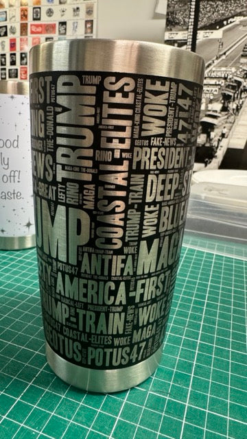 THE MOST AMAZING MAGA 20OZ STAINLESS STEEL TUMBLER EVER!! Laser Svg Download