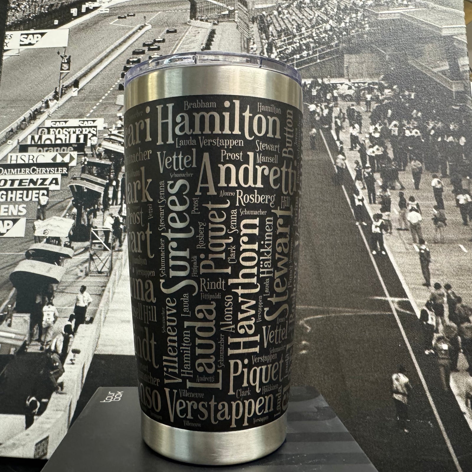 Formula 1 World Champions Word Salad 20oz Tumbler Mug Laser Digital file SVG