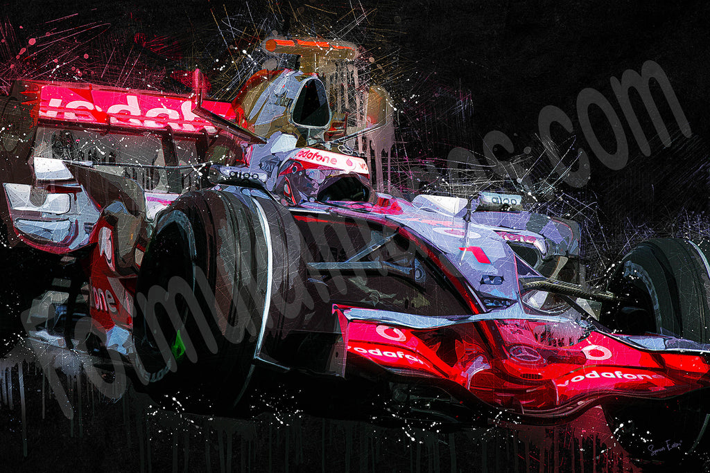 Fernando Alonso, McLaren Formula One Team. High Resolution Digital Download.