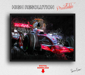 Fernando Alonso, McLaren Formula One Team. High Resolution Digital Download.