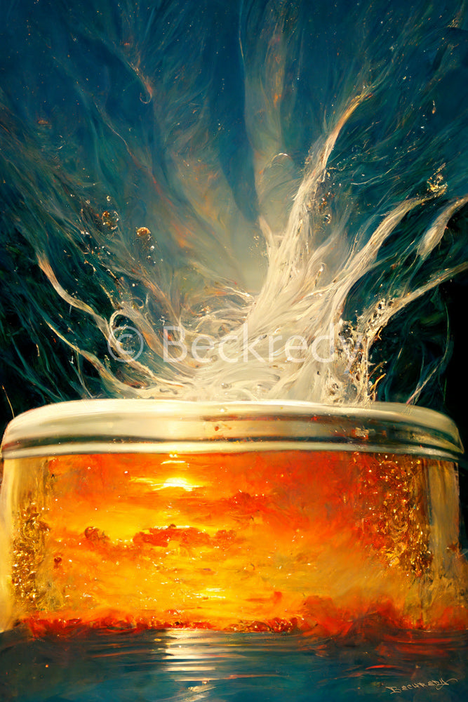 Beer Glass of Sunsets - Digital Download image by Beckredy.